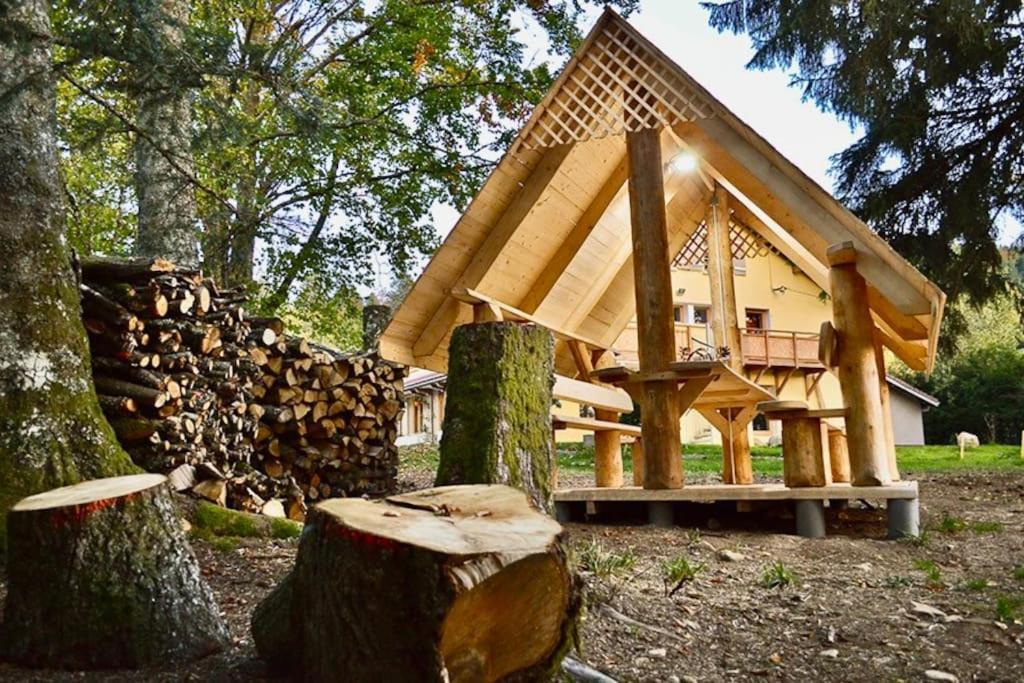 Le Petit Loup, Appartement Neuf Avec Jardin Gerbepal Luaran gambar